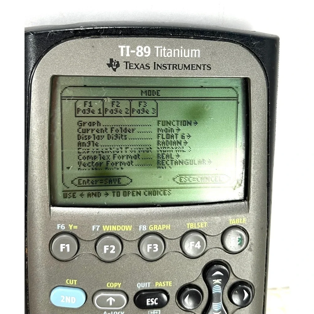 Texas‎ Instruments TI-89 Titanium Graphing Calculator w/ Cover-working defect